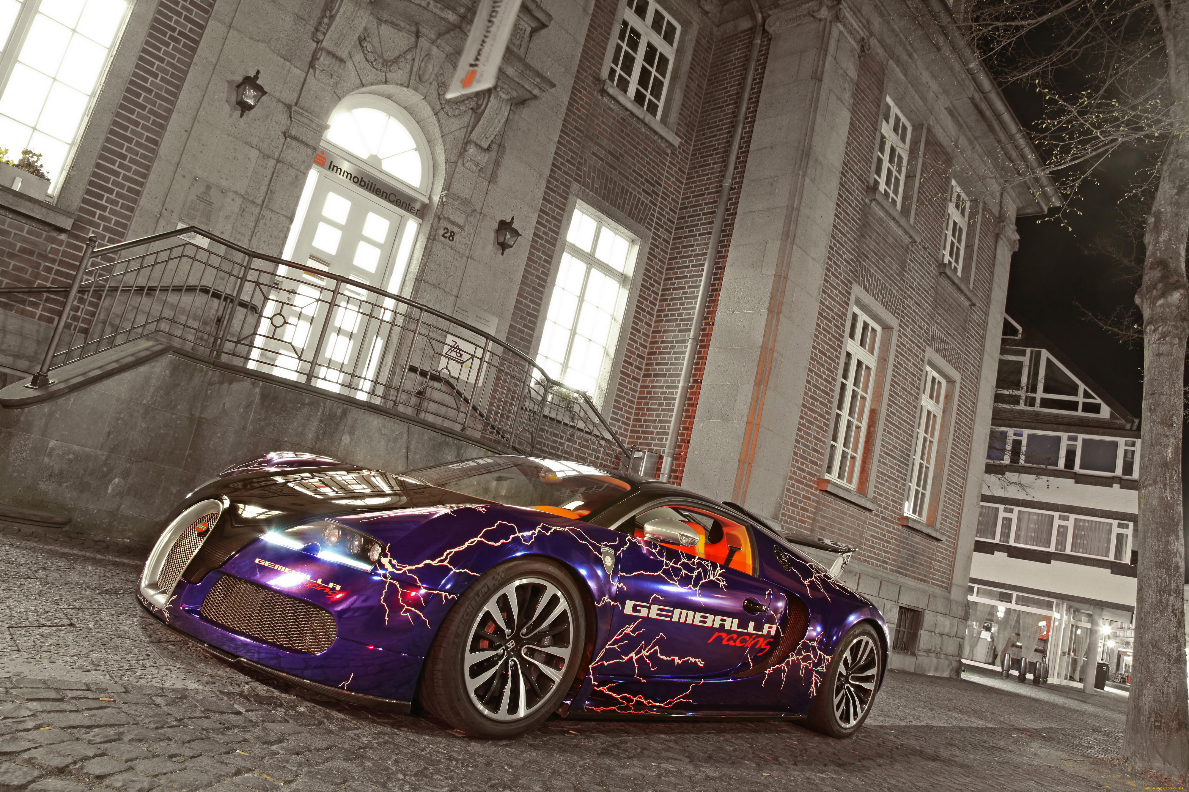 2012, bugatti, veyron, sang, noir, 